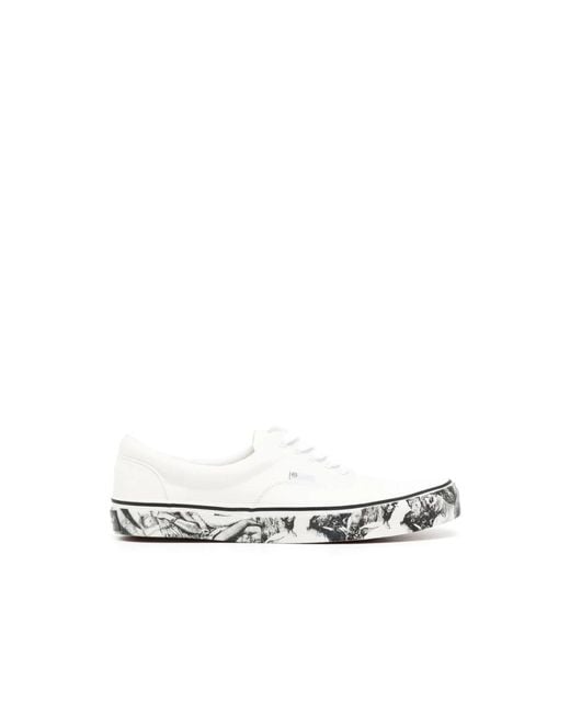 Undercover White Printed Soles Canvas Sneakers L for men