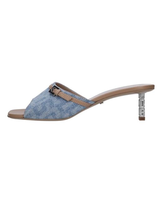 Gcds Blue Heeled Mules