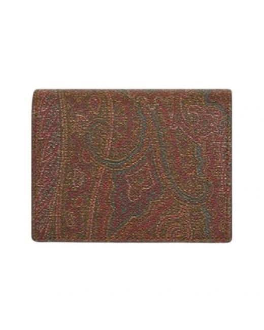 Etro Brown Wallets & Cardholders