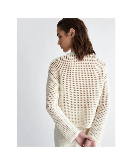 Knitwear > v-neck knitwear Liu Jo en coloris White