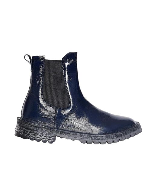 Moma Chelsea Boots in het Blue