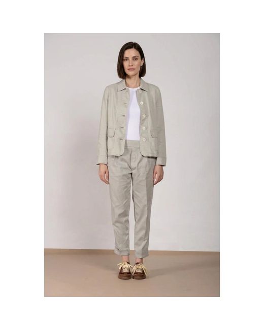 Mason's Natural Slim-Fit Trousers