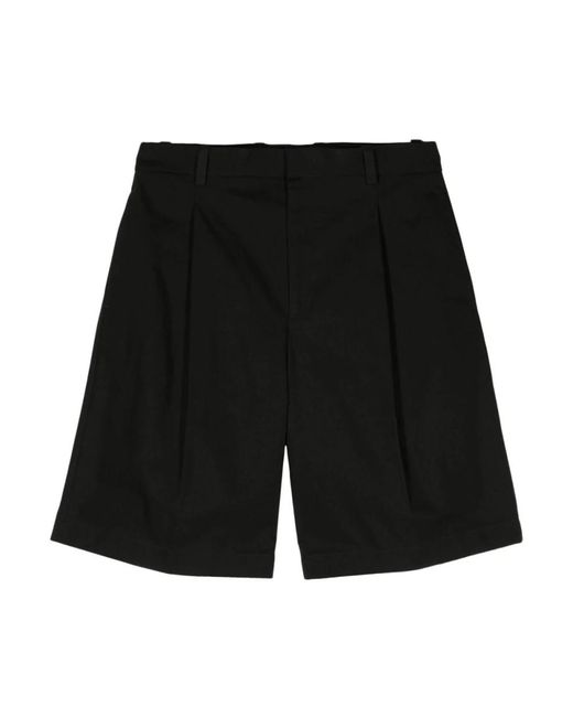 Comodi pantaloncini in cotone di Jil Sander in Black da Uomo