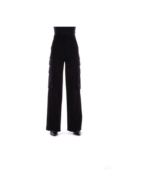 Pantaloni neri zip modello elegante di CoSTUME NATIONAL in Black