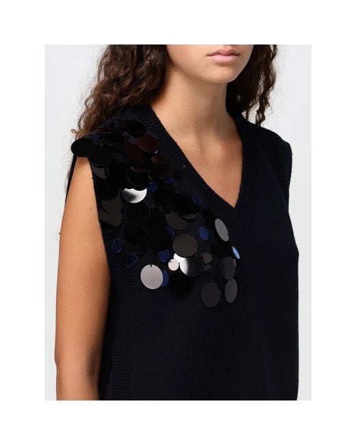 Liviana Conti Black Waistcoats