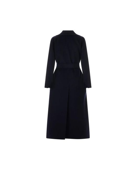 Max Mara Black Belted Coats