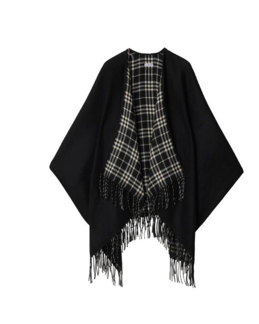 Capes Burberry de color Black