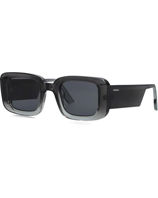 Komodo Accessoires ,Grijs ,Elegante Grijze Avery Zonnebril in het Black