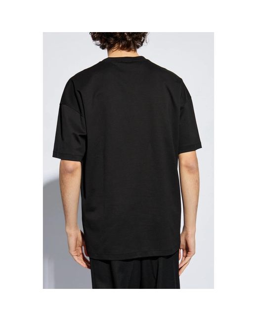 Giorgio Armani T-shirt mit logo in Black für Herren
