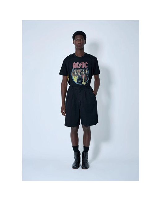Junya Watanabe Mid Rise Tailored Shorts in Blue für Herren