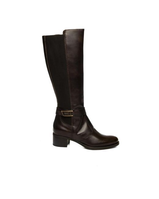 Nero Giardini Black Heeled Boots