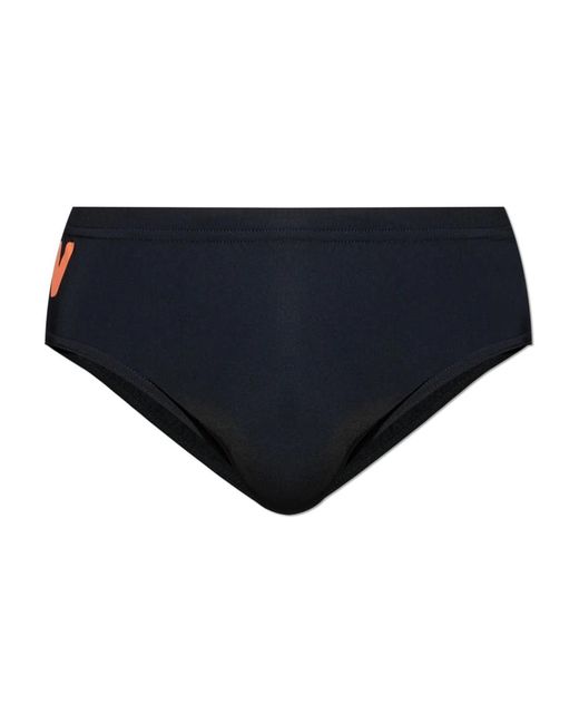 DSquared² Badmode ,Zwart ,Zwembroek Met Logo in het Blue voor heren
