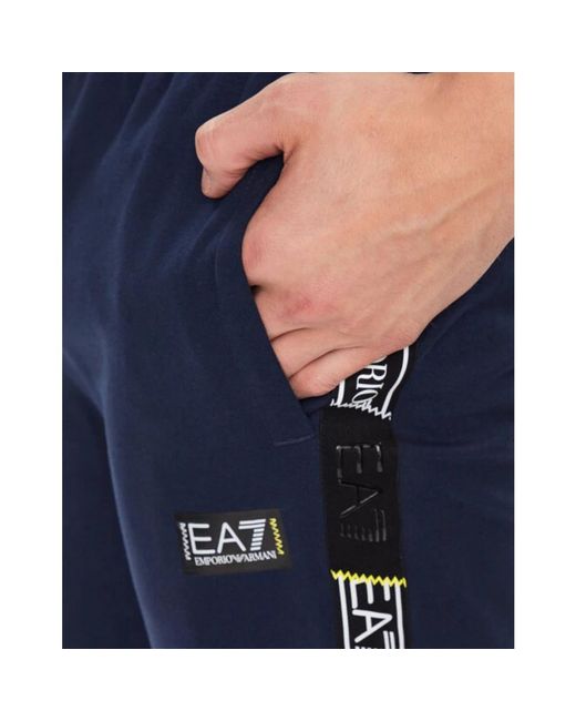 EA7 Blue Sweatpants for men