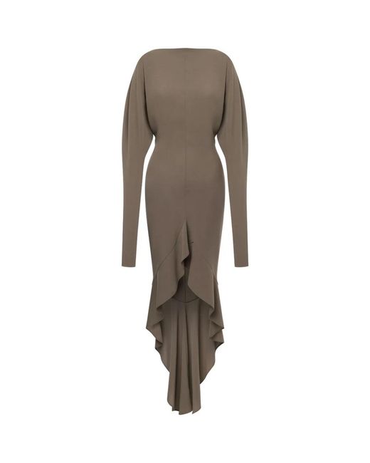 Philosophy Di Lorenzo Serafini Brown Midi Dresses