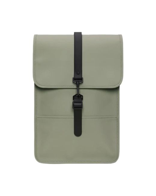 Rains Green Backpacks