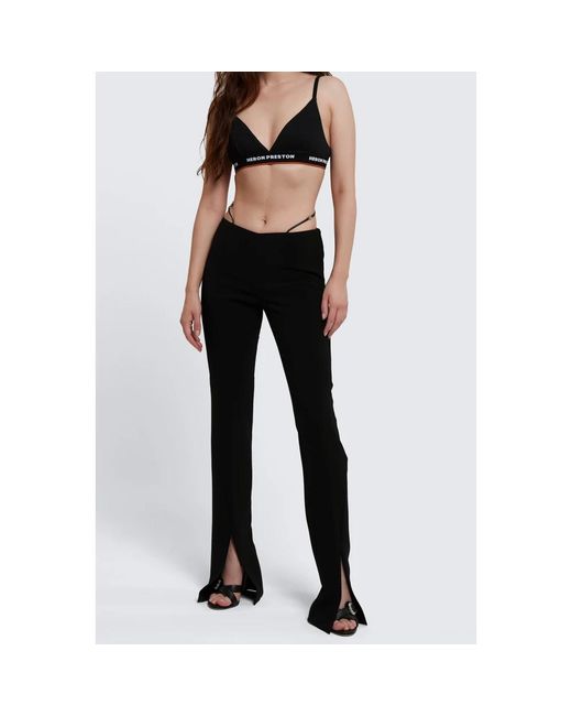 DSquared² Black Wide Trousers