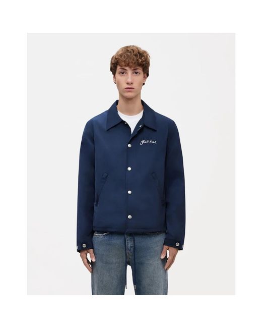 Light Jackets flâneur de hombre de color Blue