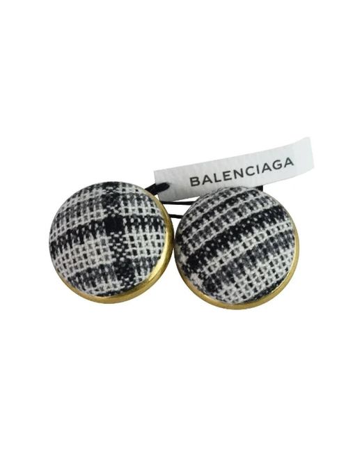 Balenciaga Gray Earrings