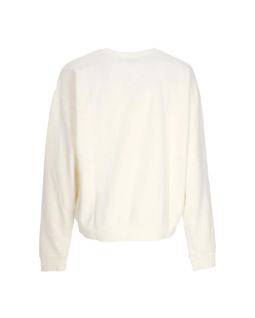 Guess Hoodies & Sweatvesten ,Katoen Vintage Triangle Crewneck Sweatshirt in het White voor heren