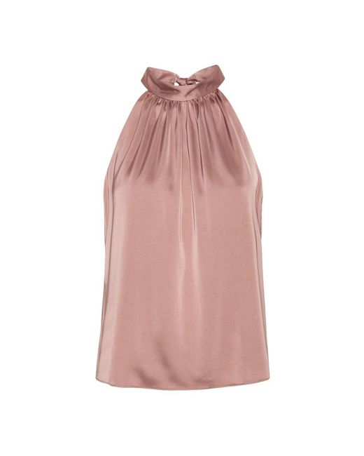 Karmamia Pink Sleeveless Tops