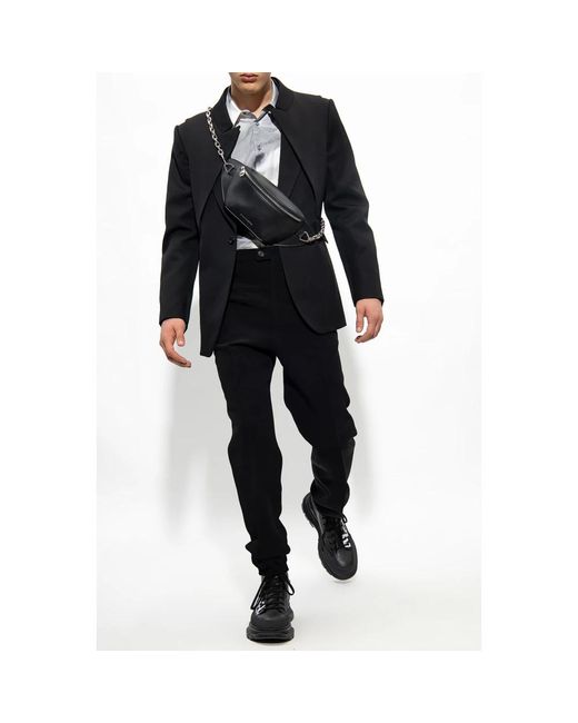 Slim-Fit Trousers Alexander McQueen de hombre de color Black