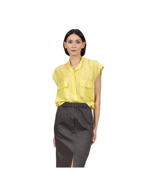 Tela Overhemden ,Geel ,Samba Shirt in het Yellow