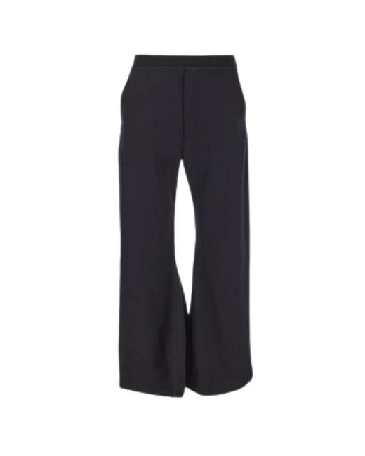 Midnight blue flared trousers MM6 by Maison Martin Margiela