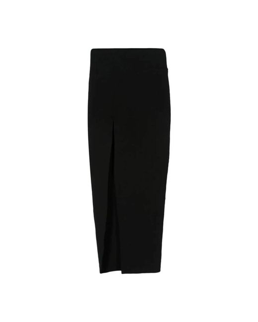 Rick Owens Black Midi Skirts