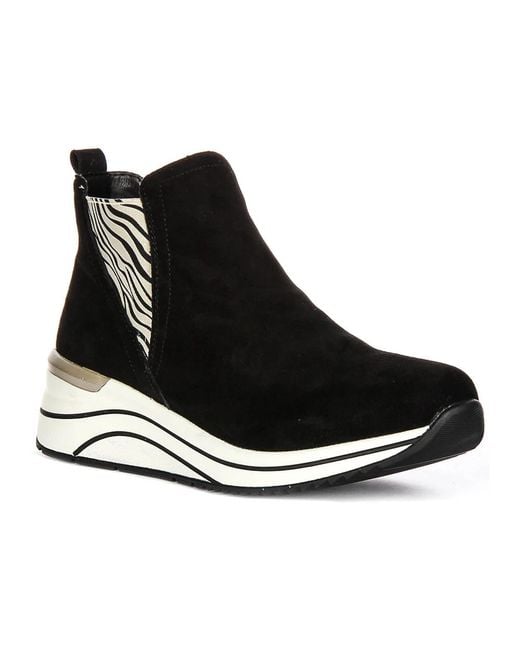 Remonte Black Chelsea Boots