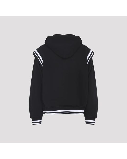 Off-White c/o Virgil Abloh Jassen ,Zwart ,Katoen Zwarte Katoenen Jas Aw 25 in het Black voor heren