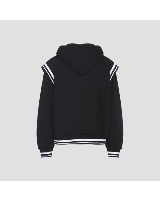 Off-White c/o Virgil Abloh Jassen ,Zwart ,Katoen Zwarte Katoenen Jas Aw 25 in het Black voor heren