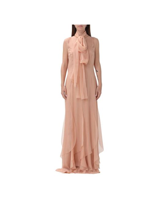 Alberta Ferretti Pink Maxi Dresses
