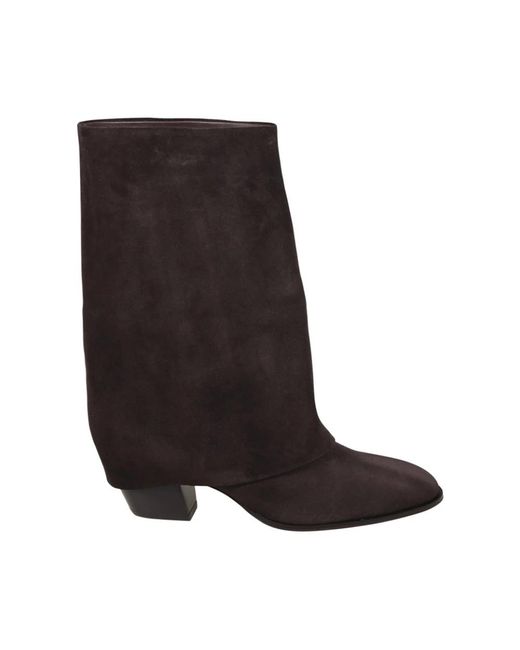 Sergio Levantesi Brown Heeled Boots