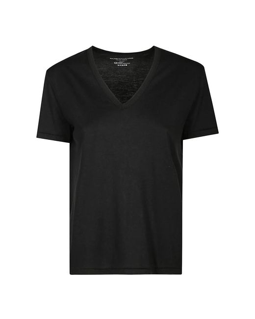 T-Shirts Majestic Filatures de color Black