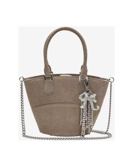 Self-Portrait Brown Tote Bags