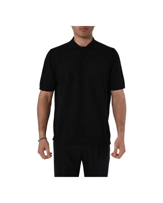 Costumein Black Polo Shirts for men