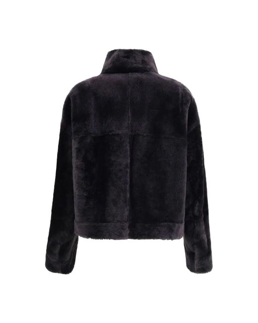 Faux Fur & Shearling Jackets Brunello Cucinelli en coloris Black