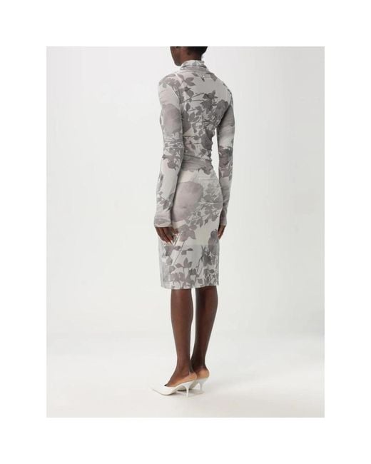Patrizia Pepe Gray Midi Dresses