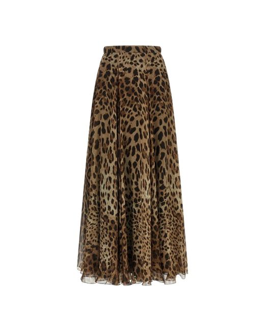 Dolce & Gabbana Natural Maxi Skirts