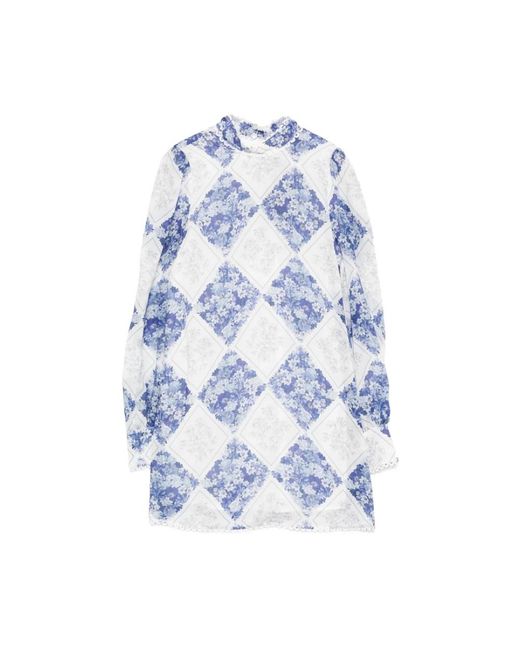 Twinset Blue Short Dresses