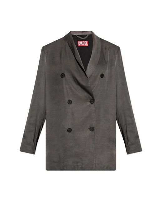 DIESEL Jassen ,Grijs ,Satijn G-Avina-S1 Blazer in het Gray