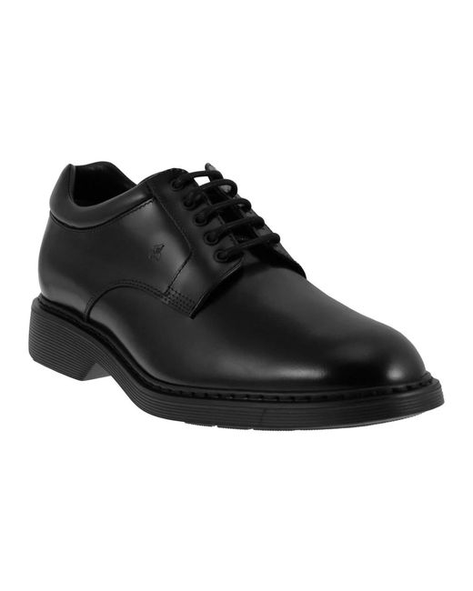 Hogan Black Dress Shoes for men
