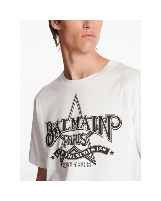 Tops > t-shirts Balmain pour homme en coloris White