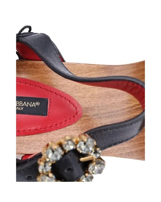 Shoes > sandals > high heel sandals Dolce & Gabbana en coloris Black