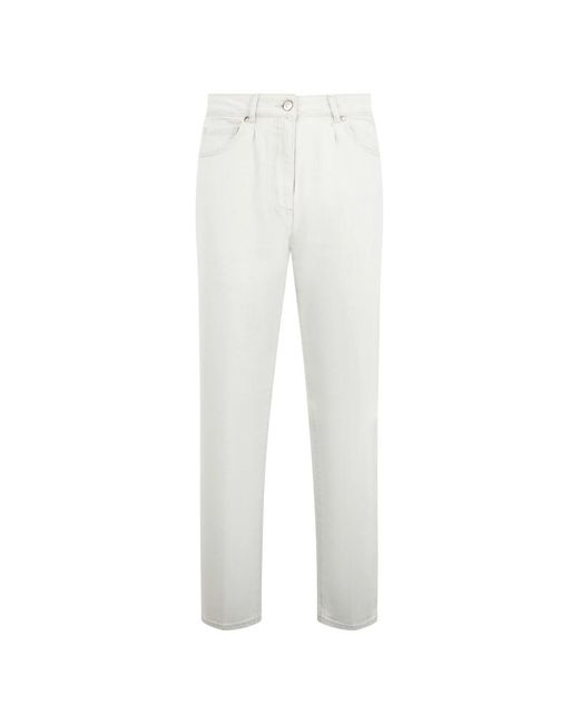 Peserico Rechte Jeans in het White