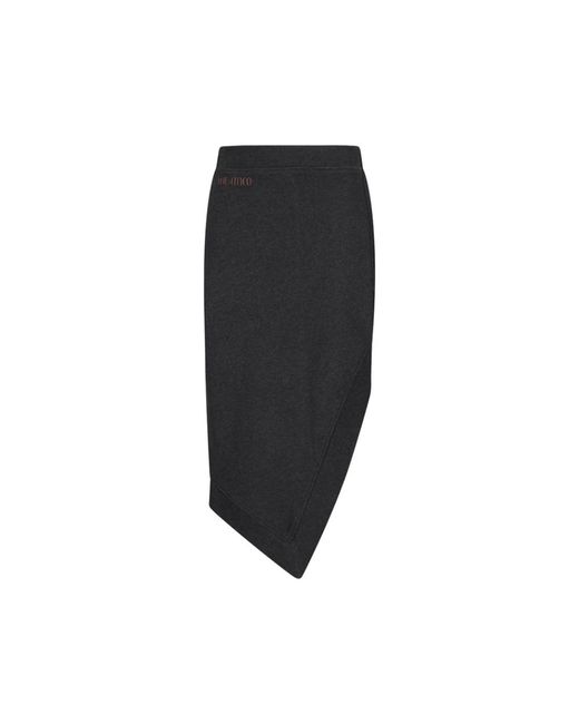The Attico Elegante Midi Rok Voor Vrouwen in het Black
