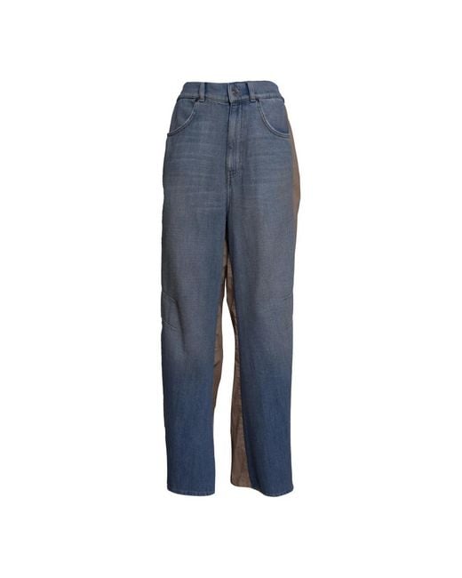 Circus Hotel Blue Loose Fit Jeans