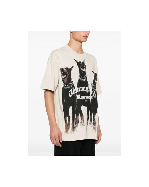 Represent White T-Shirts for men
