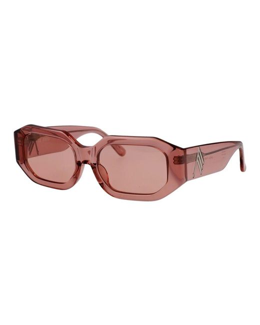 The Attico Pink Blake sonnenbrille für einen stylischen look