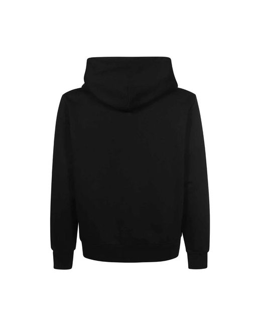 Gcds Hoodies & Sweatvesten ,Zwart ,Katoen Logo Detail Katoenen Sweatshirt in het Black voor heren